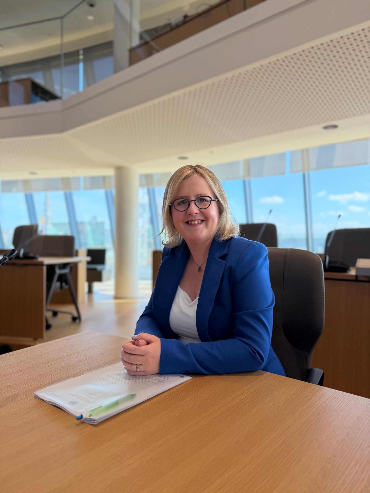 Floriane Bonnier, conseillère communale et cheffe de groupe MR+ à la Ville de Bruxelles